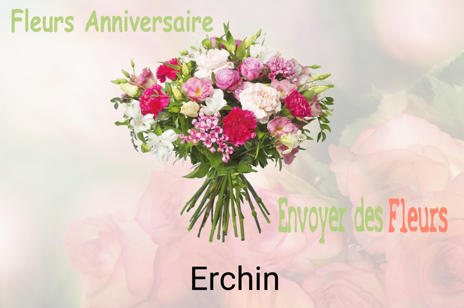 Bouquet de fleurs d’anniversaire livré à Erchin