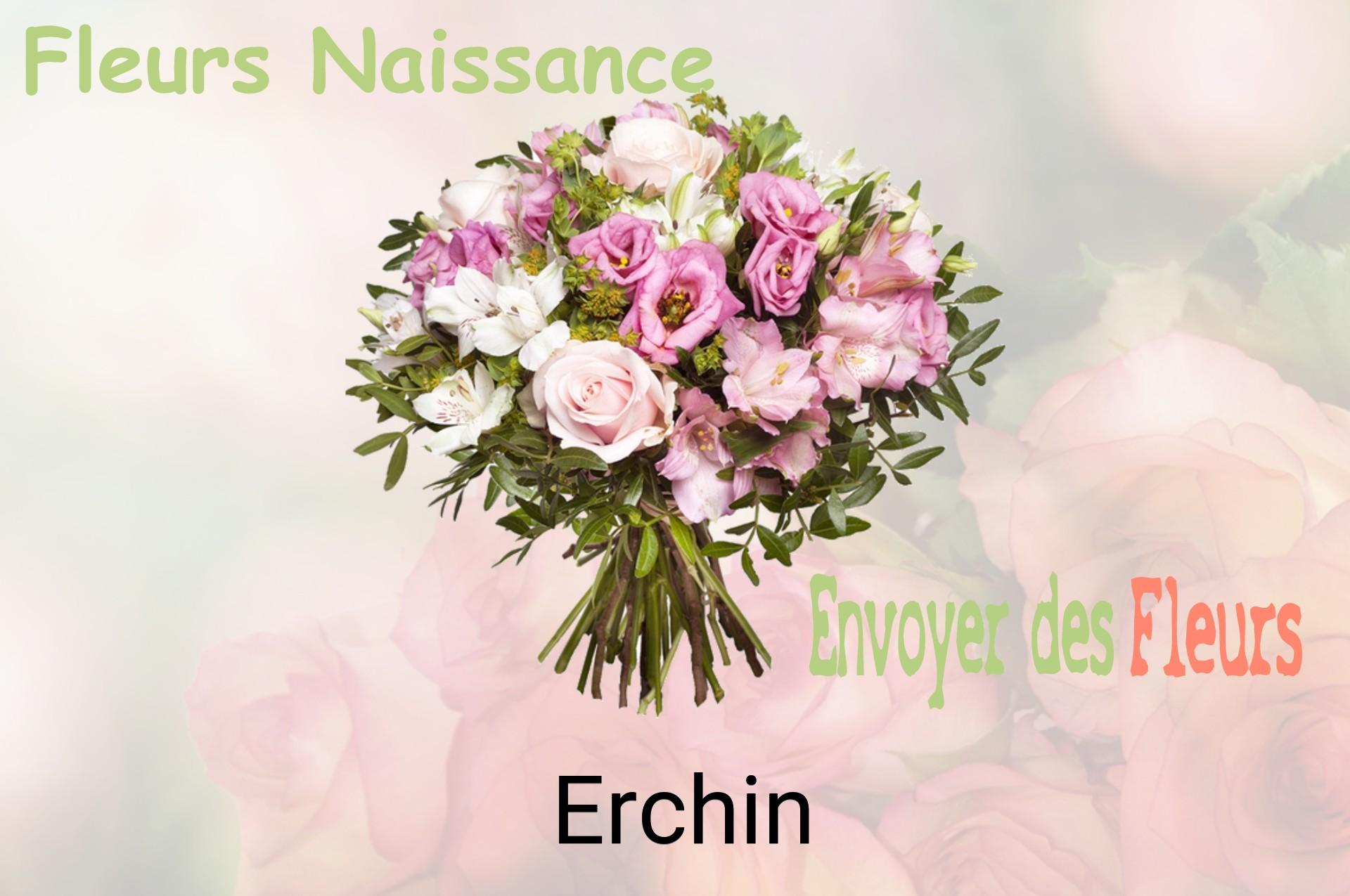 Bouquet de fleurs de naissance livré à Erchin