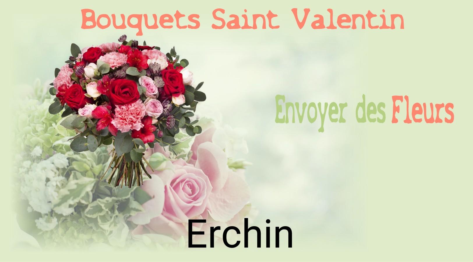 Roses de Saint-Valentin livrées à Erchin